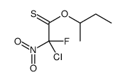 O-butan-2-yl 2-chloro-2-fluoro-2-nitroethanethioate结构式