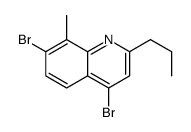 4,7-dibromo-8-methyl-2-propylquinoline Structure