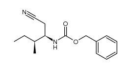 benzyl (2R)-1-cyano-3-methylpentan-2-ylcarbamate结构式