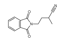2-(3'-cyanobutyl)-1H-isoindole-1,3(2H)-dione Structure