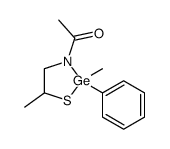 1-(2,5-dimethyl-2-phenyl-1,3,2-thiazagermolidin-3-yl)ethanone Structure