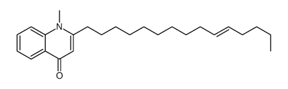 1-methyl-2-pentadec-10-enylquinolin-4-one结构式