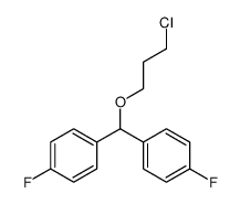 1-[3-chloropropoxy-(4-fluorophenyl)methyl]-4-fluorobenzene Structure