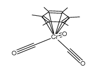 tricarbonyl(hexahapto-hexamethylbenzene)chromium(0) Structure