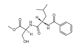 Bz-L-Leu-L-Ser-OCH3结构式