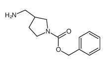 (R)-3-AMINOMETHYL-1-CBZ-PYRROLIDINE structure