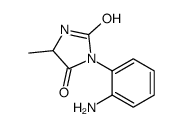 3-(2-aminophenyl)-5-methyl-2,4-imidazolidinedione(SALTDATA: FREE)结构式