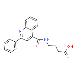 4-{[(2-phenylquinolin-4-yl)carbonyl]amino}butanoic acid picture