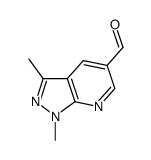 1,3-dimethyl-1H-pyrazolo[3,4-b]pyridine-5-carbaldehyde结构式