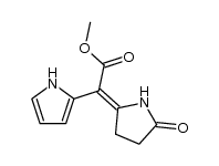 methyl 2-(5-oxopyrrolidin-2-ylidene)-2-(1H-pyrrol-2-yl)acetate Structure