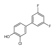 2-chloro-4-(3,5-difluorophenyl)phenol结构式