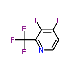 4-Fluoro-3-iodo-2-(trifluoromethyl)pyridine Structure