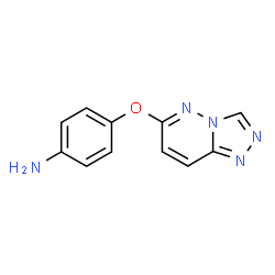 4-([1,2,4]Triazolo[4,3-b]pyridazin-6-yloxy)aniline Structure