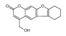 4-hydroxymethyltetrahydrobenzopsoralen结构式