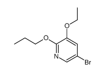 5-bromo-3-ethoxy-2-propoxypyridine Structure