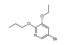 5-bromo-3-ethoxy-2-propoxypyridine structure