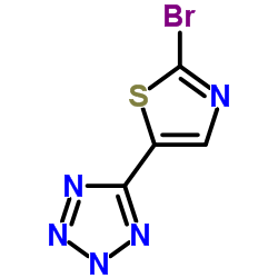 5-(2-Bromo-1,3-thiazol-5-yl)-1H-tetrazole结构式
