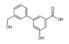 3-hydroxy-5-[3-(hydroxymethyl)phenyl]benzoic acid Structure