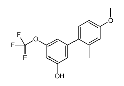 3-(4-methoxy-2-methylphenyl)-5-(trifluoromethoxy)phenol Structure