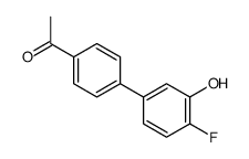1-[4-(4-fluoro-3-hydroxyphenyl)phenyl]ethanone结构式