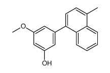 3-methoxy-5-(4-methylnaphthalen-1-yl)phenol Structure