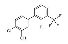 2-chloro-5-[2-fluoro-3-(trifluoromethyl)phenyl]phenol结构式