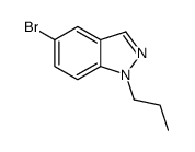 5-Bromo-1-propyl-1H-indazole Structure