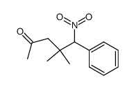 4,4-dimethyl-5-nitro-5-phenyl-pentan-2-one Structure