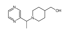 [1-(1-Pyrazin-2-yl-ethyl)-piperidin-4-yl]-Methanol structure