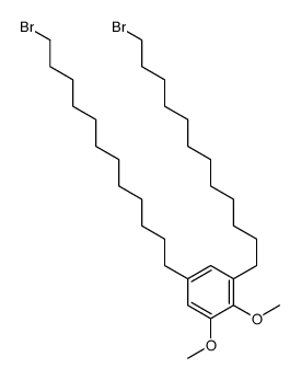1,5-bis(12-bromododecyl)-2,3-dimethoxybenzene Structure