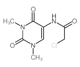 2-chloro-N-(1,3-dimethyl-2,4-dioxo-pyrimidin-5-yl)acetamide Structure