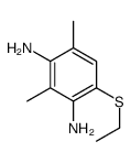 4-ethylsulfanyl-2,6-dimethylbenzene-1,3-diamine结构式