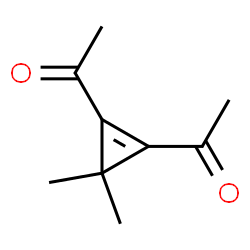 Ethanone, 1,1-(3,3-dimethyl-1-cyclopropene-1,2-diyl)bis- (9CI) Structure
