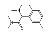 2-(dimethylamino)-2-(2,5-dimethylphenyl)-N,N-dimethylacetamide结构式