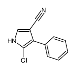 5-chloro-4-phenyl-1H-pyrrole-3-carbonitrile Structure