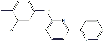4-Methyl-N1-(4-(pyridin-2-yl)pyriMidin-2-yl)benzene-1,3-diaMine Structure