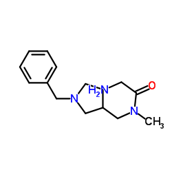 N-[(1-Benzyl-3-pyrrolidinyl)methyl]-N-methylglycinamide Structure
