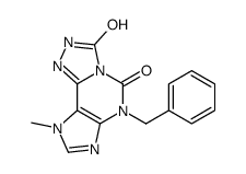 6-benzyl-9-methyl-2H-[1,2,4]triazolo[3,4-f]purine-3,5-dione结构式