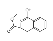 methyl (3S)-1-oxo-3,4-dihydro-2H-isoquinoline-3-carboxylate结构式