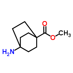 4-Aminobicyclo[2.2.2]octane-1-carboxylic acid methyl ester structure