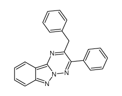 2-benzyl-3-phenyl-1,2,4-triazino[2,3-b]indazole Structure