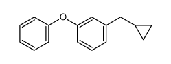 1-cyclopropylmethyl-3-phenoxybenzene Structure