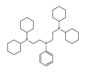 dicyclohexyl-[2-[2-dicyclohexylphosphanylethyl(phenyl)phosphanyl]ethyl]phosphane Structure