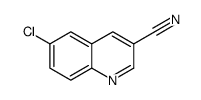 6-Chloro-3-quinolinecarbonitrile结构式