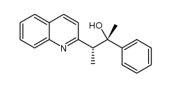 (2S,3R)-2-phenyl-3-(quinolin-2-yl)butan-2-ol结构式