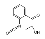 2-hydroxy-1-(2-isocyanatophenyl)-2-methylpropan-1-one结构式
