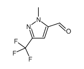 1-甲基-3-(三氟甲基)-1H-吡唑-5-甲醛结构式