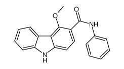 4-methoxy-N-phenyl-9H-carbazole-3-carboxamide结构式