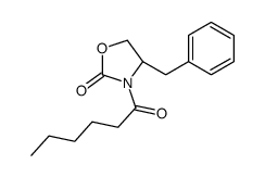 (S)-4-Benzyl-3-hexanoyl-2-oxazolidinone structure