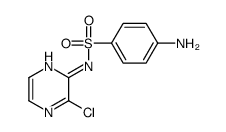 4-amino-N-(3-chloropyrazin-2-yl)benzenesulfonamide structure